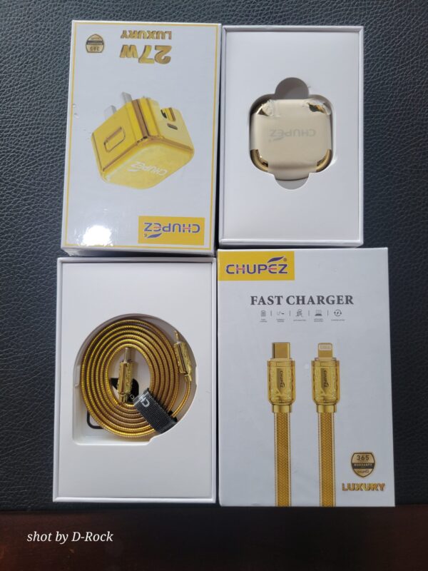 Type-C to iPhone Charger - Model Gold-01 - Image 2